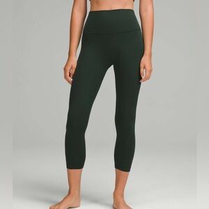 Lululemon Wunder Train High Rise 23” Legacy Green